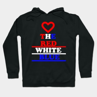 Love The Red White Blue Hoodie